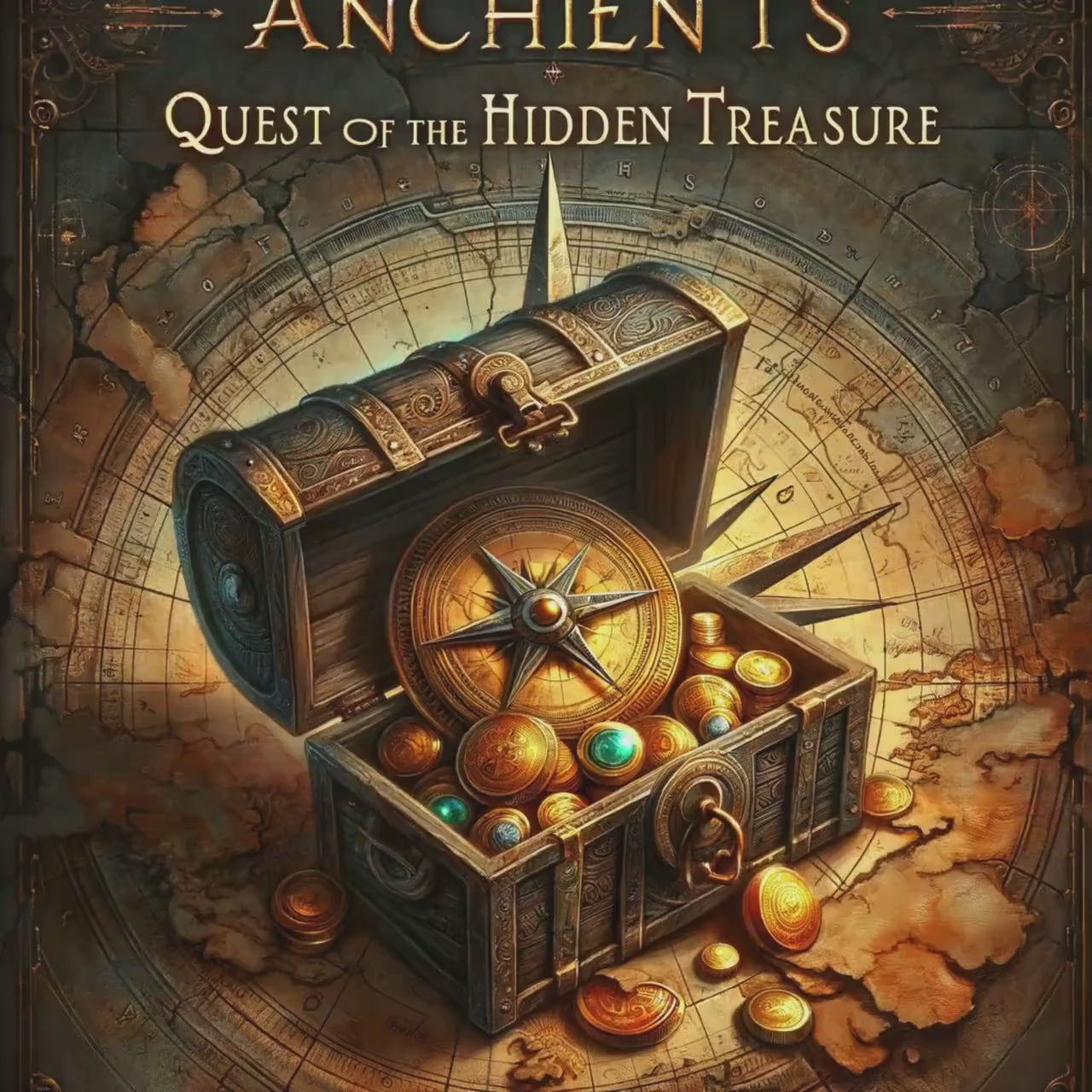 Echoes of the Ancients: Quest for the Hidden Treasure Mini Escape Room Game Free Trail Mini Escape room Treasure Hunt Escape Room for Family